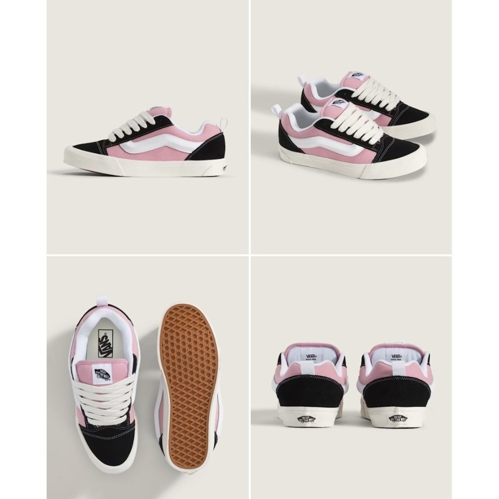 Vans Knu Skool Black Pink Color Suede Women's 12/Men 10.5 UNISEX
